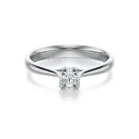 Pierścionek z białego złota z diamentem AJPZ_111